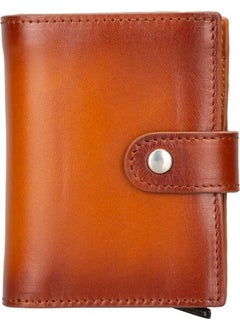 PLM Palertag Leather Wallet Airtag and Mechanism RST2EF Tan  - Image 4
