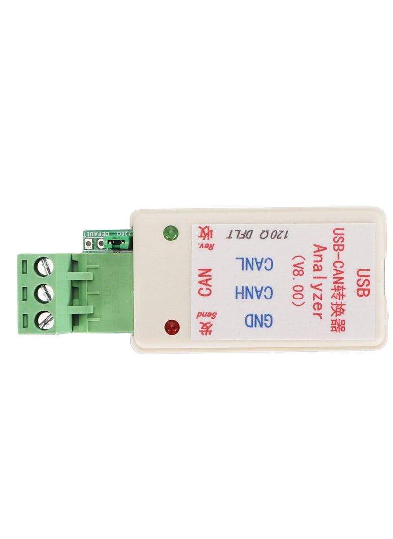erorex - USB to CAN Analyzer Adapter, USB to CAN Adapter, USB CAN Bus Converter Analyzer PVC High Conversion USB to CAN Interface Adapter with USB Cable - Image 1