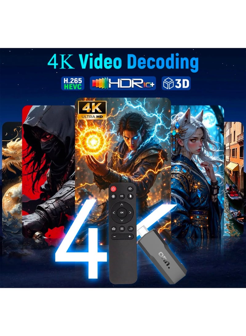 ONN Google TV Full HD Streaming Device, HDMI TV Stick, Chromecast Built-In, Dolby Audio, Voice Remote with Hey Google, Smart Media Player for Streaming Movies, TV Shows, Live Content & Apps - Image 5