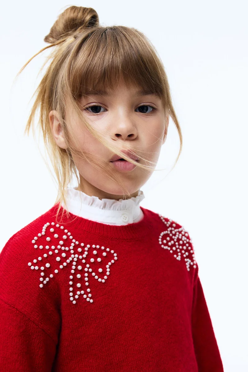 اتش اند ام كنزة مطرزة