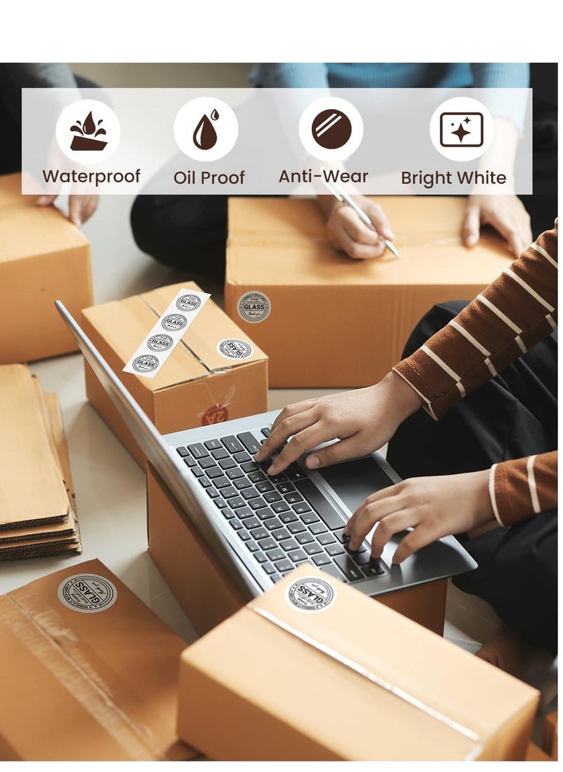 phomemo - M110 Labels Multi-Purpose Self-Adhesive Round Thermal Label for M110/M221/M220/M200/M150/M120 Label Printer,40x40mm(Inch 1.57"×1.57"),180 Labels/Roll, Label for Small Business, Home, Office - Image 1