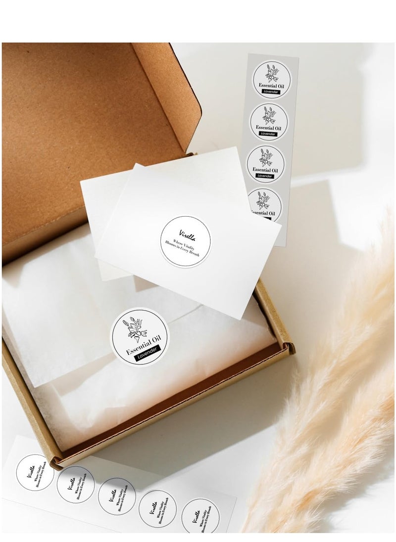 phomemo - M110 Labels Multi-Purpose Self-Adhesive Round Thermal Label for M110/M221/M220/M200/M150/M120 Label Printer,40x40mm(Inch 1.57"×1.57"),180 Labels/Roll, Label for Small Business, Home, Office - Image 1