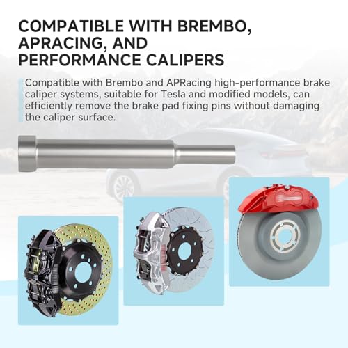 GEPAS Brake Caliper pad pin Shaft Removal Tool Punch, Suitable for Most Caliper Brembo APRacing - Image 3