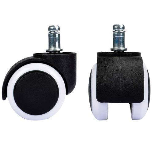 Sukee Chair Wheel for Universal Standard Size Revolving Chairs Thread Grip Stem5 Pieces Design 3 - Image 2