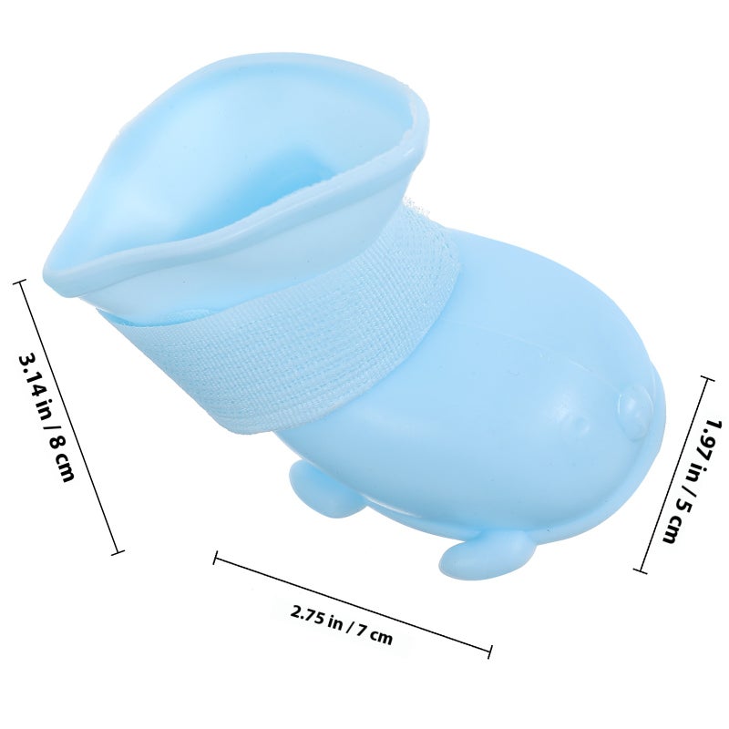 1 Set of Pet Rain Boots TPR Dogs Rain Boots Adjustable Dog Boots Rain Snow Pet Booties - Image 2