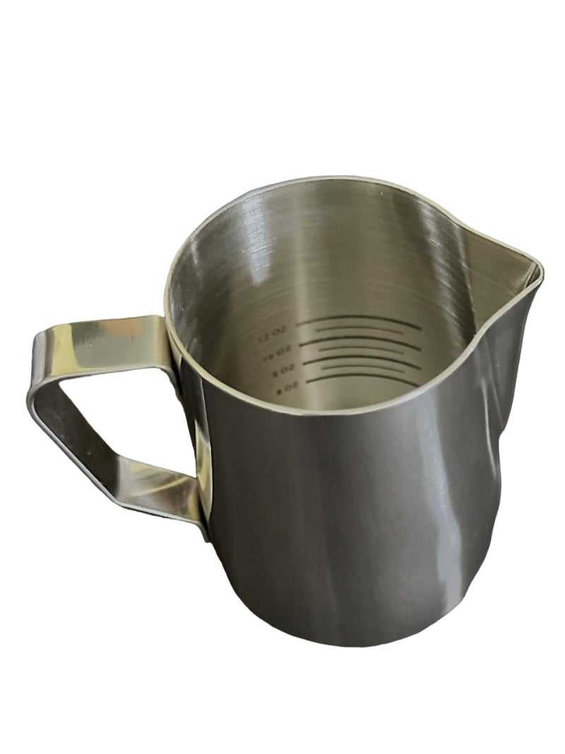 Rattleware 20 Oz Stainless Steel Etched Latte Art Pitcher Frother Cup with DripResistant Spout and Graduated Measurements Jug Perfect for Home Cafes Restaurants Trusted By Baristas Worldwide