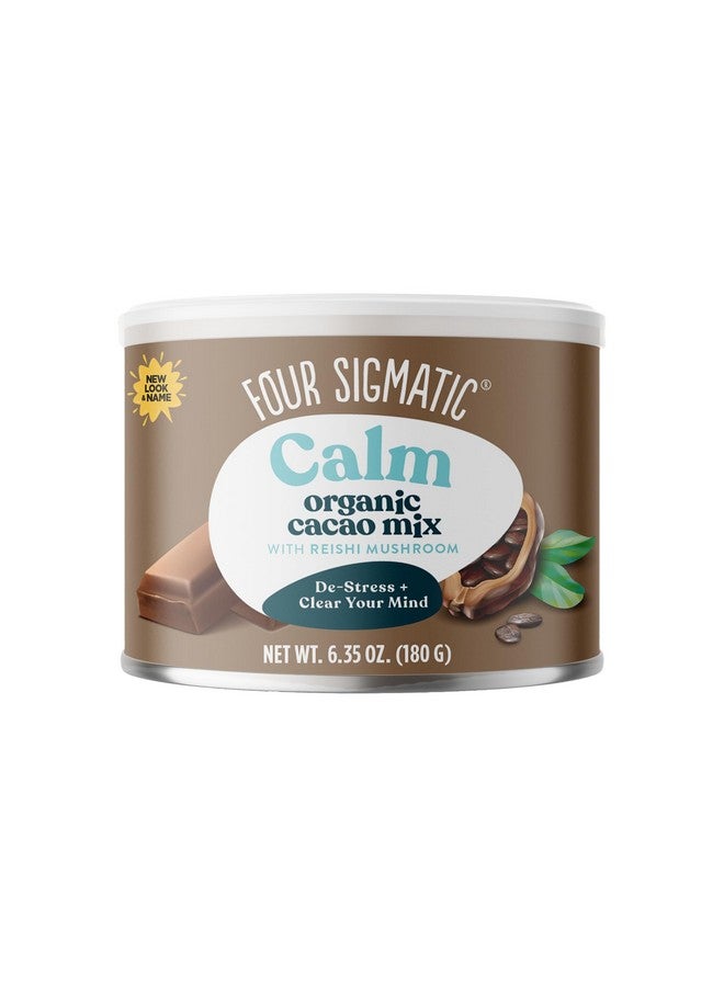 Four Sigmatic Mushroom Hot Cacao Mix with Reishi | Organic Reishi Mushroom with Cacao Powder | Stress Relief & Sleep Support | Vegan, Gluten-Free & Dairy-Free | 30 Serving Can - Image 1