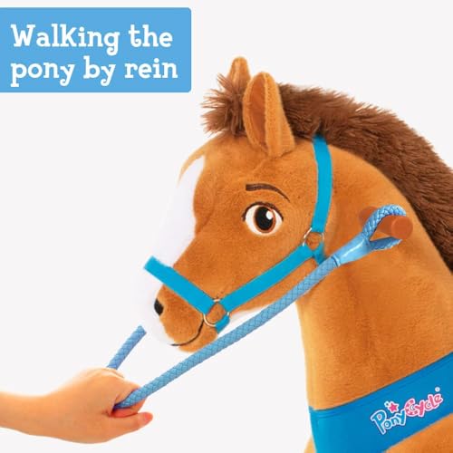 PonyCycle Ride on Horse Cowboy Blue Reins fit of Model X and Model YUE - Image 5