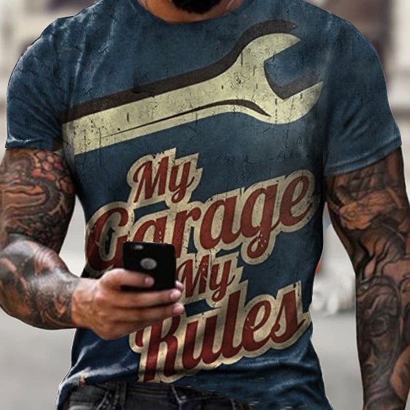 Men's T-Shirt Blue S