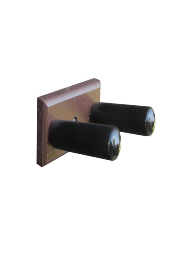 KR Ideas Vertical Wall Mount for a Lacrosse Stick (Made in The USA) (Black) - Image 1