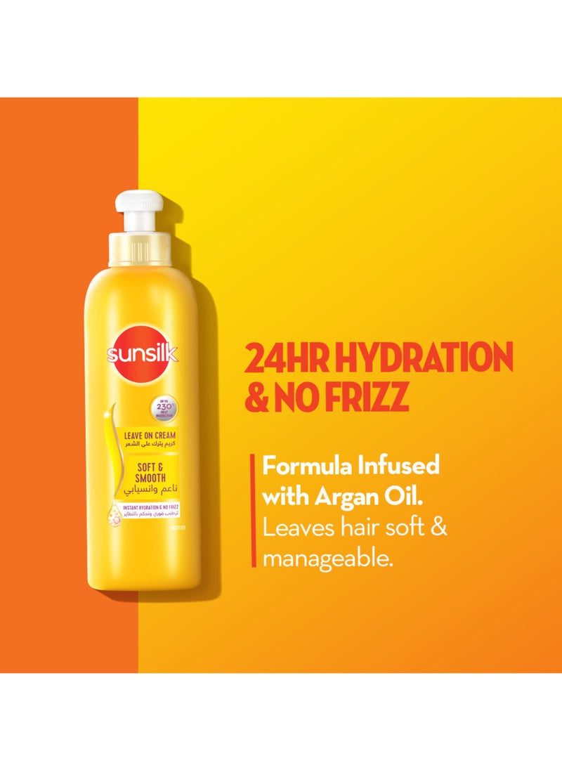 Sunsilk - Leave On Cream With Argan Oil For Frizzy And Dry Hair - Image 1