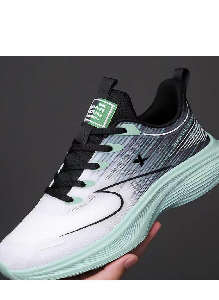 XTEP - Men's Mesh Ultra Light Carbon Plate Shock-Absorbing Racing Running Shoes - Image 1