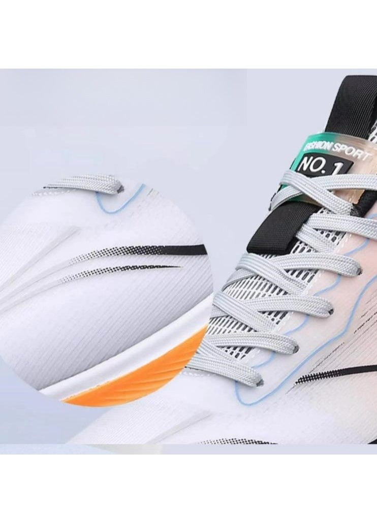 XTEP - Men's Mesh Ultra Light Carbon Plate Shock-Absorbing Racing Running Shoes - Image 1