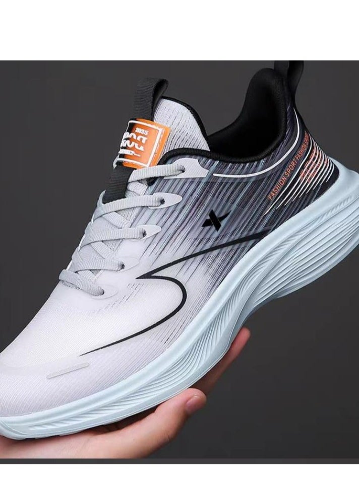 XTEP - Men's Mesh Ultra Light Carbon Plate Shock-Absorbing Racing Running Shoes - Image 1
