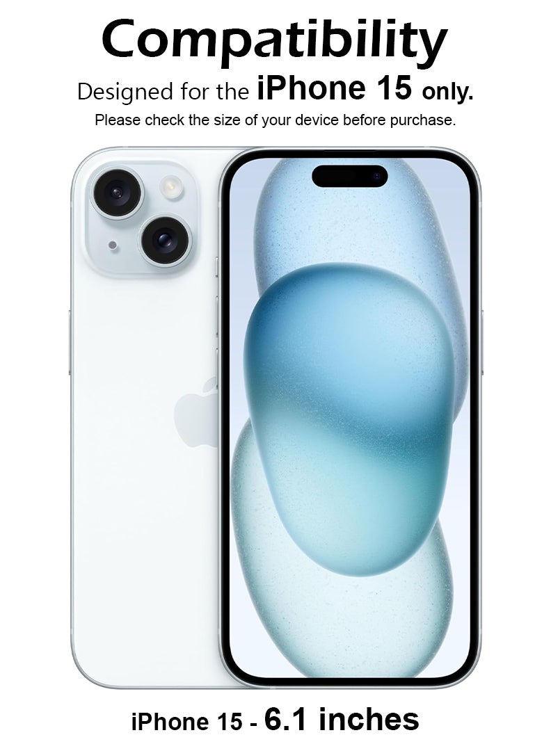 Case Up Privacy Screen Protector For Apple iPhone 15 9H Hardness Anit Spy Tempered Glass Film [100% Privacy Protection], Bubble Free Easy Installation, Full Coverage And Anti Scratch - Image 2