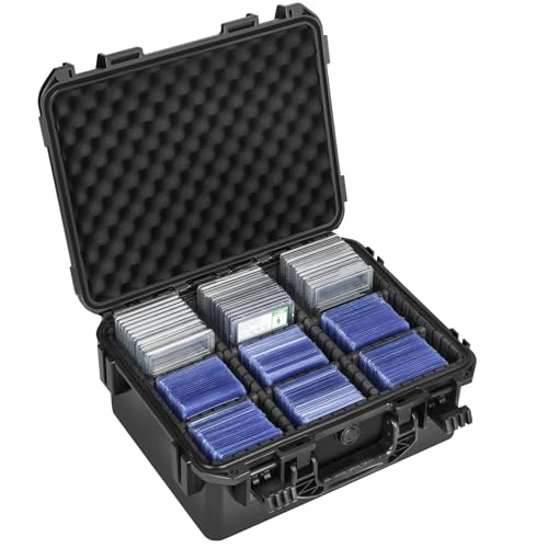LOTOCASE حافظة تخزين لبطاقات الرياضة المصنفة PSA بيسبول كرة سلة كرة قدم حاملة بطاقات تجارية مقاومة للماء صندوق منظم واقي لزجاجة زيون - Image 1