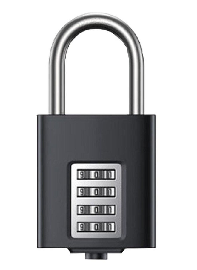 Generic - Outdoor Weatherproof Padlock, Heavy Duty Combination Padlock, 4 -Digit Combination Lock, Suitable for School Gym Locker, Fence, Toolbox, Hasp Gate, Storage - Image 1