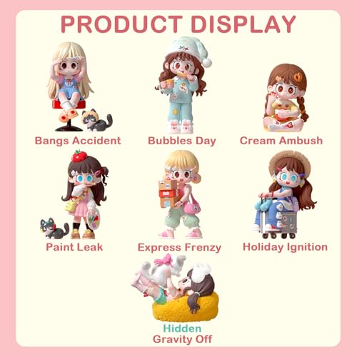 BEEMAI Milay Daily Times Series Single Box Contains 1 Figure Blind Box Cute Figures Collectible Toys Birthday Gifts - Image 5