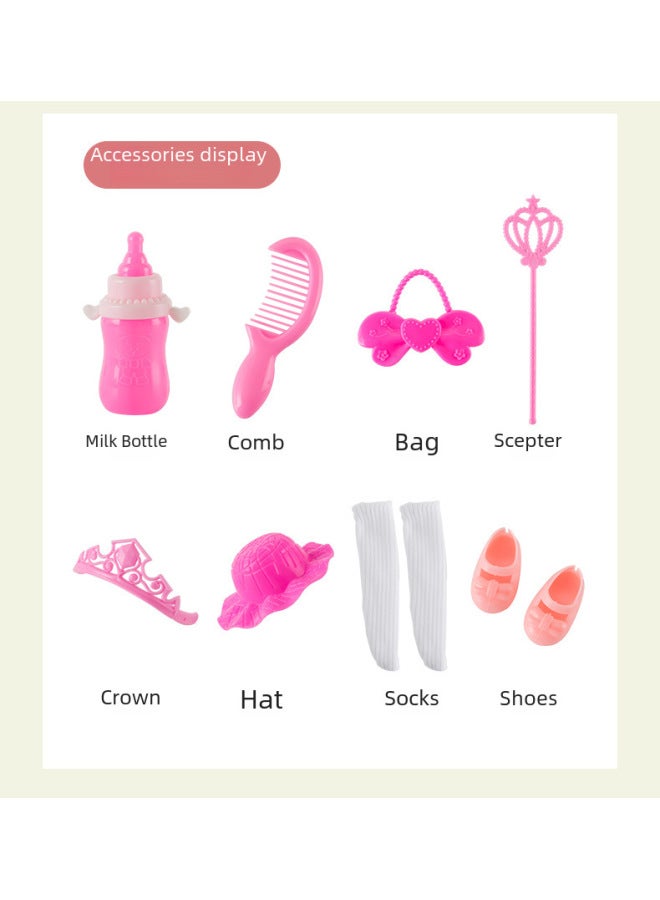 30cm Barbie Doll Set Gift Box Dress Up Doll Music Girls Wedding Dress Toy Multi-jointed Dolls Plastic Toys For Girls-Color:Section P-Height:Gift Box Without Music - Image 4