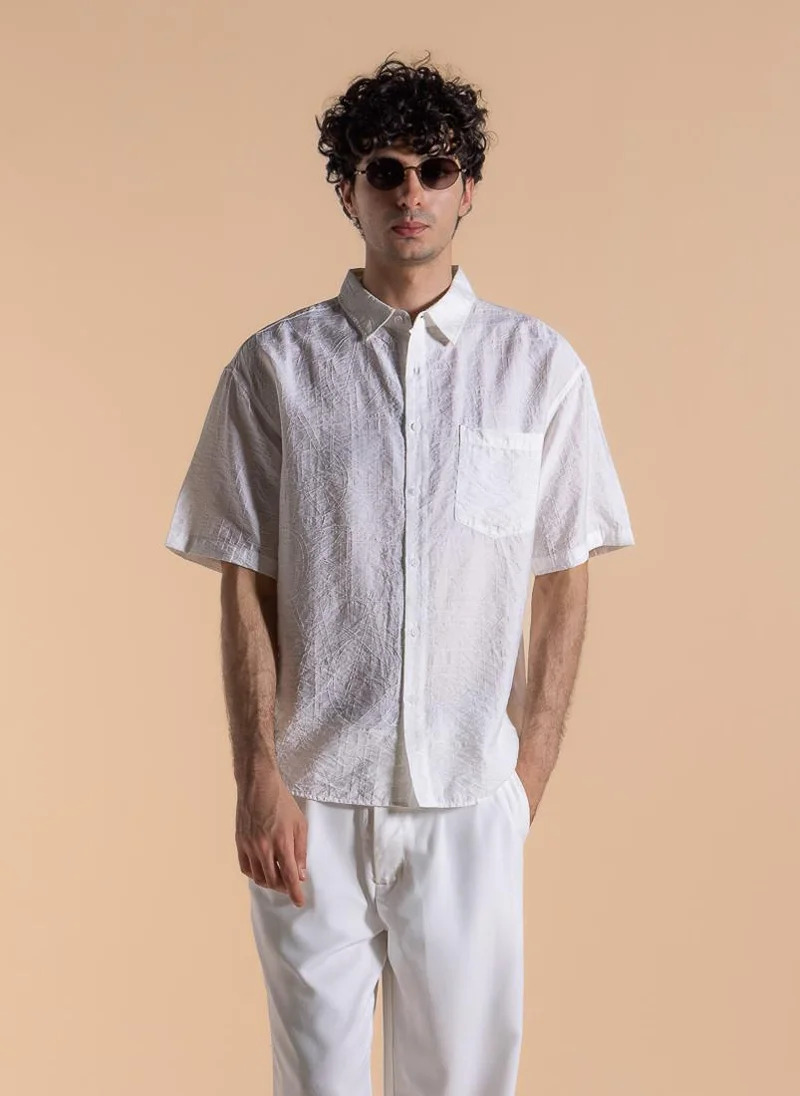 SHAPES LIGHTWEIGHT TEXTURED SHIRT