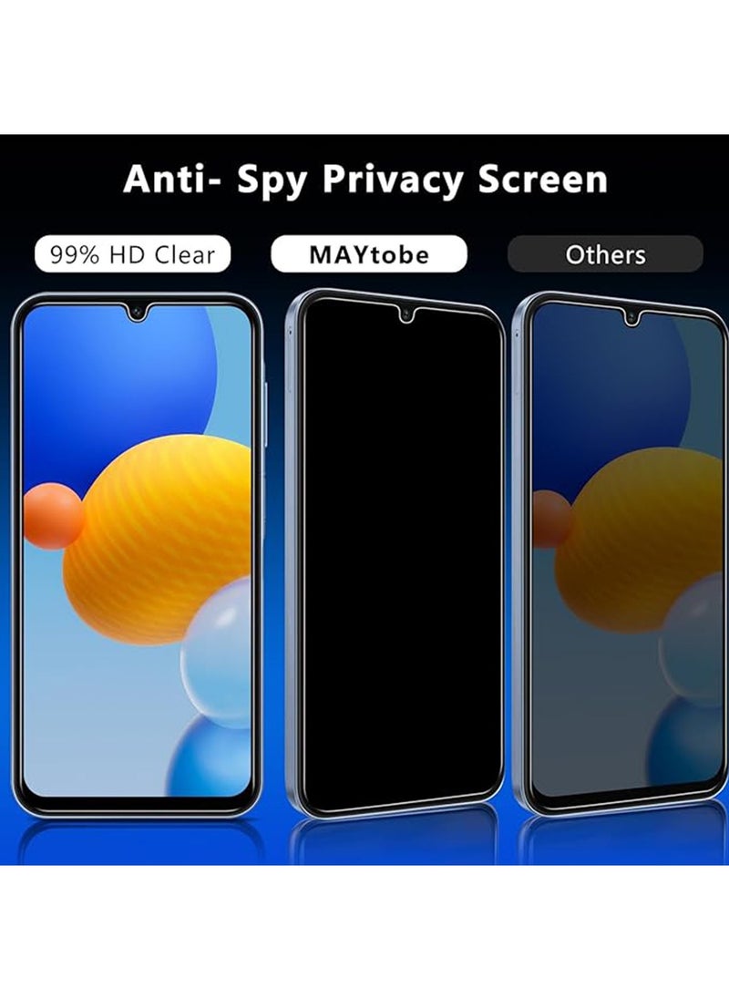 X-level 2Pcs for Samsung Galaxy A16 4G/5G Privacy Screen Protector,Ultra HD Tempered Glass Film, Anti-Spy, 9H Hardness, Anti-Scratch, Bubble Free  - Image 3