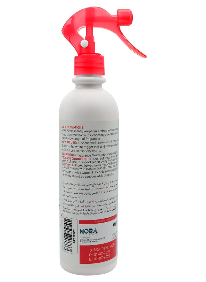 نورا معطر جو برائحة الفراولة من نورا 460 مل برائحة منعشة تدوم طويلاً للمنزل والمكتب - Image 3
