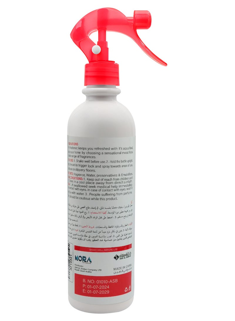 نورا معطر جو برائحة الفراولة من نورا 460 مل برائحة منعشة تدوم طويلاً للمنزل والمكتب - Image 4