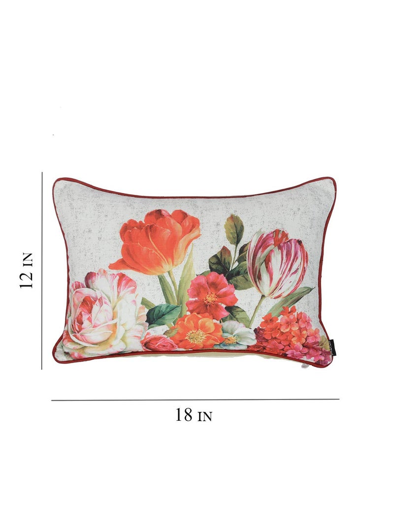 THE CONVERSION Set of 2 Decorative Sham/Baby/Rectangle Digital Printed Premium Soft polylinen Fabric red Color, 2 pc Baby Pillow Cover - 12"x18" - Image 4