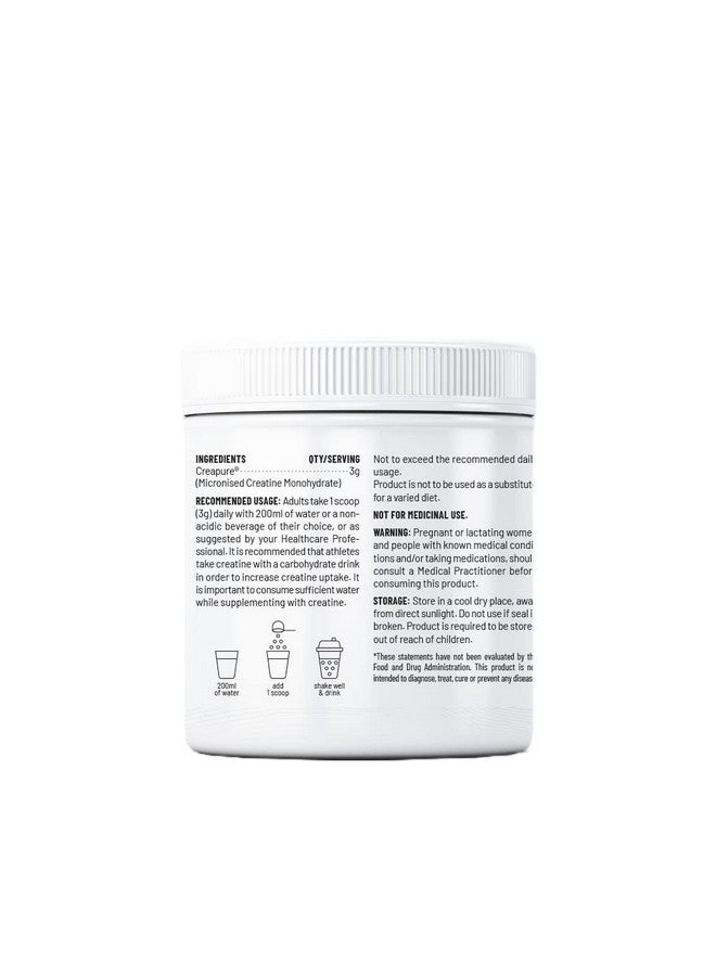 Unived Certified German Creapure | Micronised Creatine Monohydrate | Single Ingredient, Flavorless & Caffeine Free | 3g Per Serving. 83 servings, 250g Jar - Image 3
