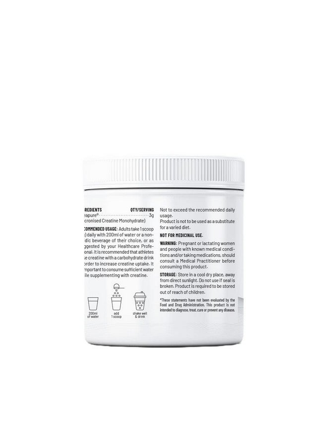 Unived Certified German Creapure | Micronised Creatine Monohydrate | Single Ingredient, Flavorless & Caffeine Free | 3g Per Serving. 83 servings, 250g Jar - Image 4
