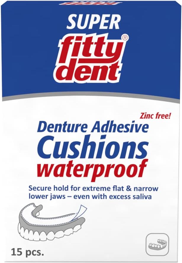 Secure Denture Adhesive Strips 15 pack - Image 1