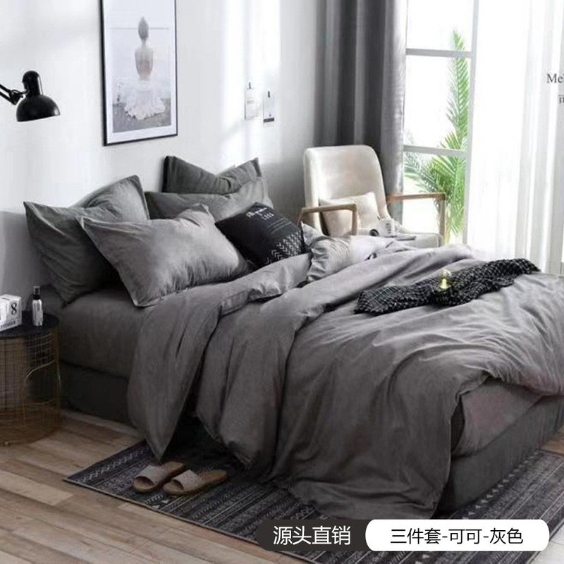 Duvet Cover And Pillowcase Set Dropshipping Brushed Bedding Nantong Single-Piece Manufacturer - Image 1