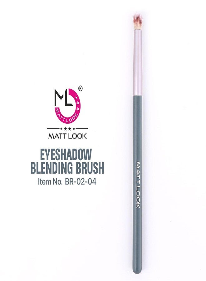 MATT LOOK Ultra Soft Synthetic Bristle Makeup Brush for Face Makeup - Eye Shadow Blending Brush - Image 2