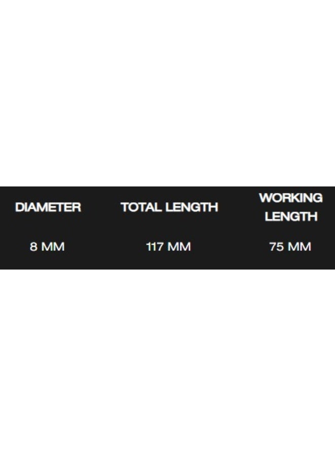 DeWesser HSS Cobalt Drill Bit – 8 mm Diameter, Precision German-Made 3 PC - Image 2
