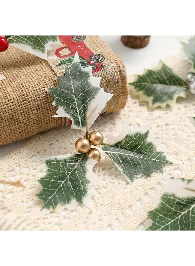 Red Artificial Holly Berries With Leaves Plastic Christmas Halloween Thanksgiving Valentine Decor Wreath Craft Berry Stems For Cake Home Party 10 Pack - Image 4