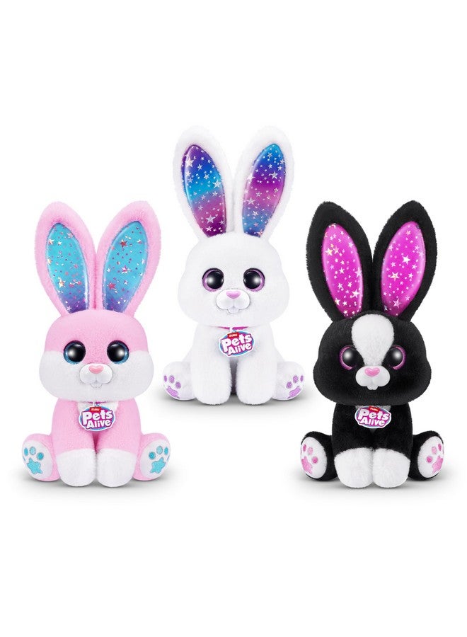 Pets Alive Magic Bunnies (Pearl) by ZURU Electronic Plush Unboxing Surprise Interactive Magic Toy - Image 4