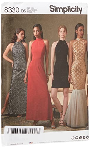 Simplicity Women's Open Back, Mermaid Style, and Little Black Dress Sewing Patterns, Sizes 4-12 - Image 1