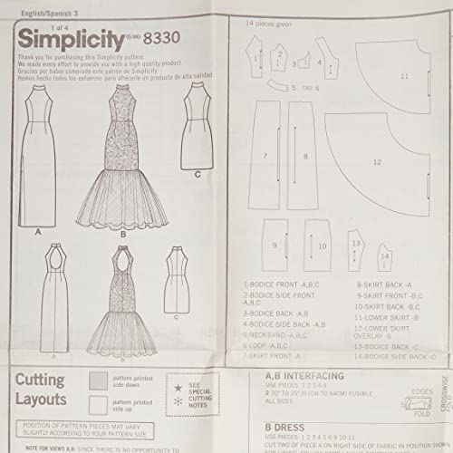 Simplicity Women's Open Back, Mermaid Style, and Little Black Dress Sewing Patterns, Sizes 4-12 - Image 5