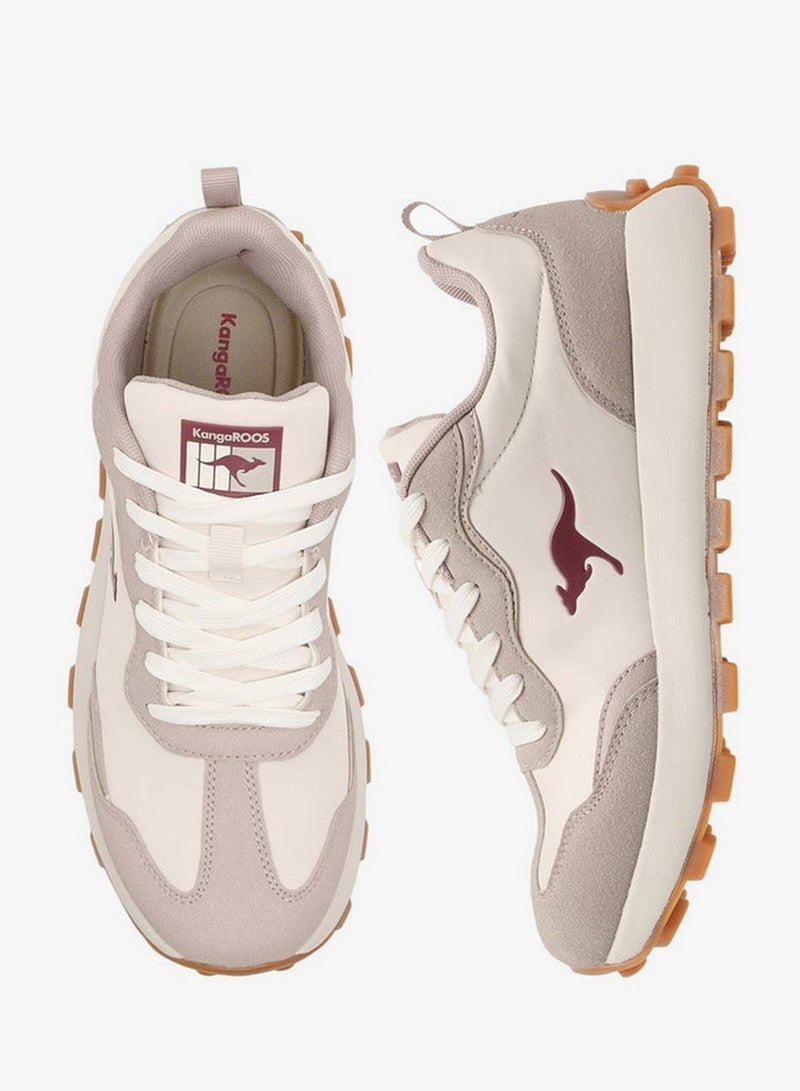 kangaROOS Women's Panelled Lace-Up Sports Shoes - Image 3