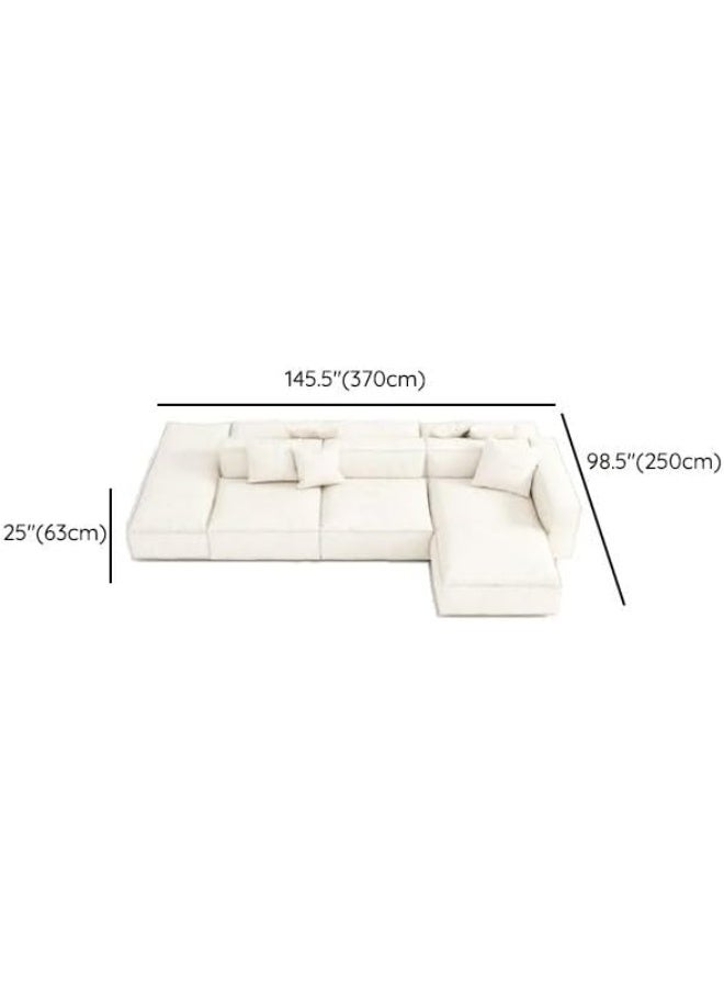 Zayn comforts Luxury Double-Sided Modular Sectional Sofa Set â€“ Spacious Fabric Lounge Couch for Living Room Leisure - Image 2