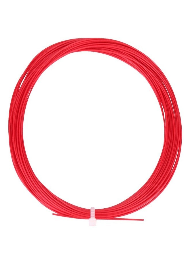 Red Champion Badminton Racket String, Nylon, Red, 10m Length, 0.72mm Diameter, High Flexibility, Durable (C Pack) - Image 1