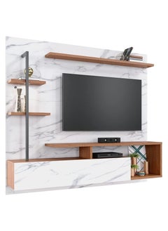 AtoZ Furniture Marbled Effect Calacatta Natural in White Color 