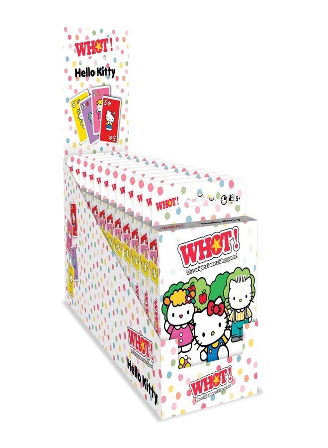 Waddingtons Number 1 Waddingtons Hello Kitty WHOT! Take turns, assorted shapes, classic family game, travel game, great gift for kids 5 and up - Image 2