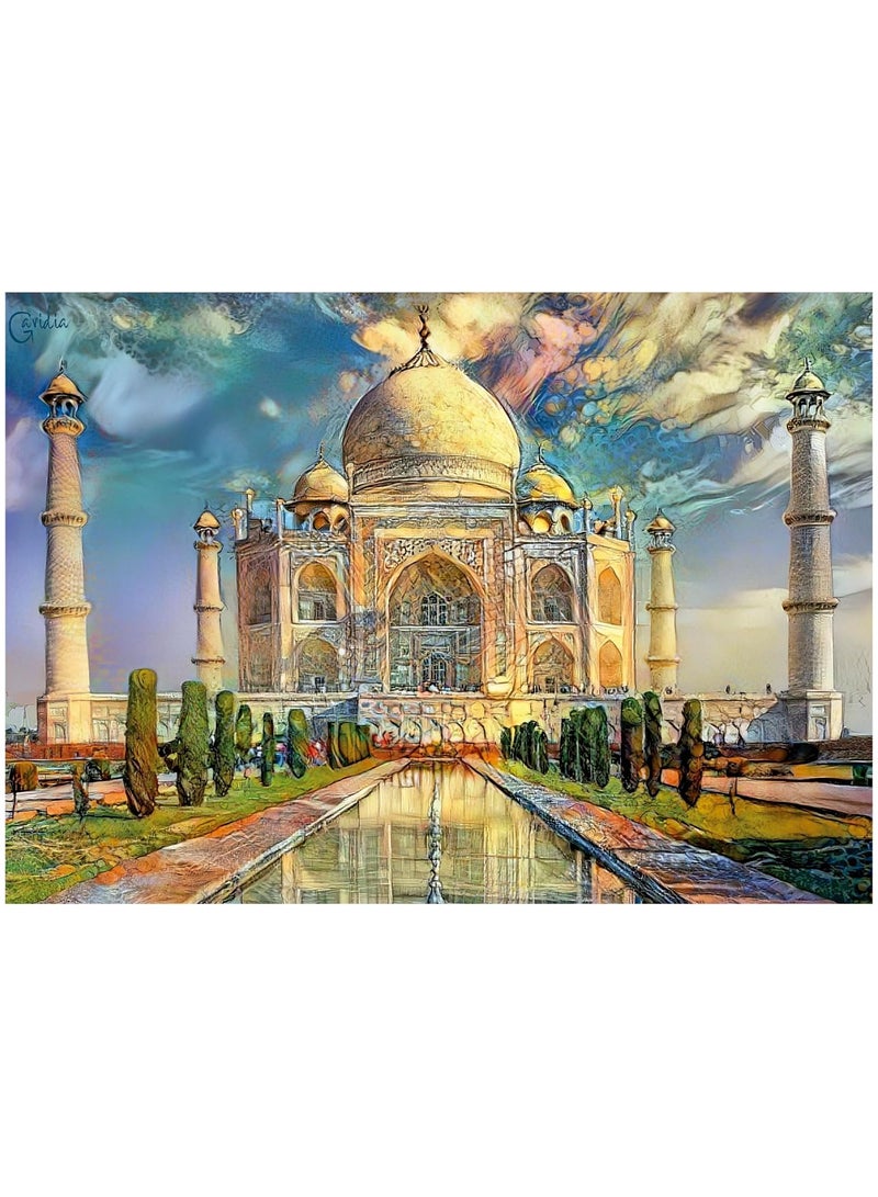 EDUCA Taj Mahal Jigsaw Puzzle 1000 piece by Educa for Adults - Image 2
