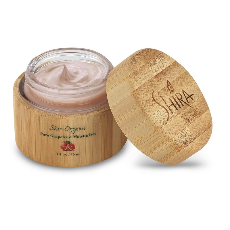 Shira Organic Pink Grapefruit Moisturizer Face CreamVitamin C Moisturizer with Intense Hydration SoftBrightening Moistuzier for SkinIdeal for Normal to Oily Skin 50ml