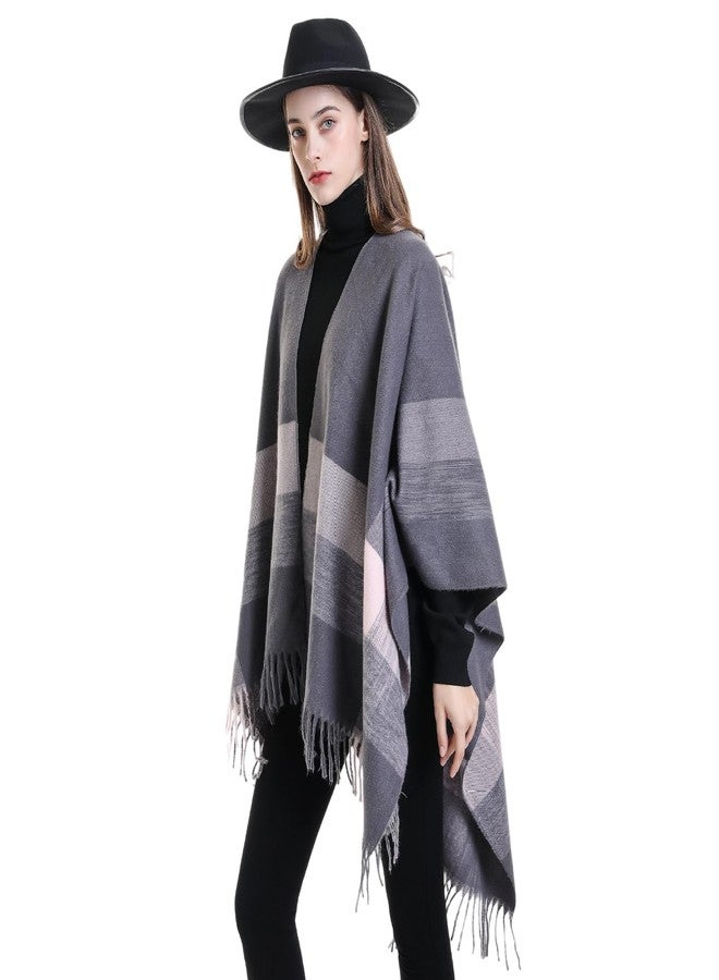 Ladiery Shawls and Wraps for Women Elegant Pashmina Shawls for Women, Soft Open Front Poncho Wrap for Fall Winter Evening Wear, Wedding, Church, Casual Outerwear - Image 1