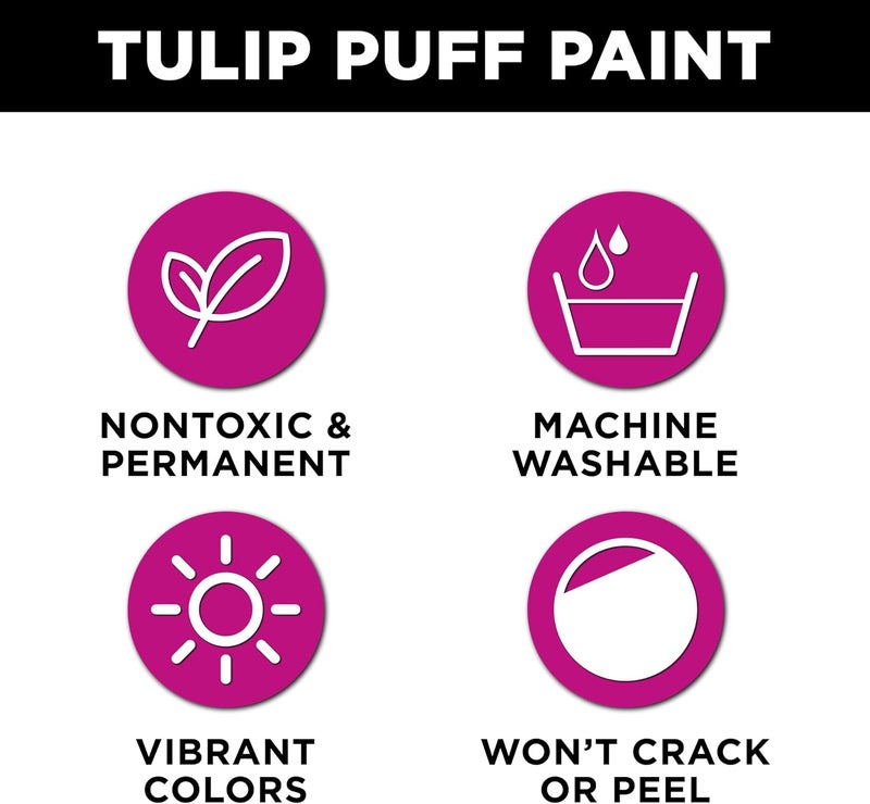 Tulip 3D Fabric Paint 4oz Puffy - Yellow - Image 3