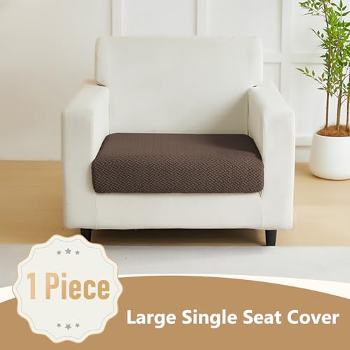 Yoovat Magic Sofa Covers Magic Sofa Couch Covers 2024 New Wear-Resistant Universal Sofa Cover Stretch for Sectional Slipcovers (Texture-Brown,Large Single Seat Cover) - Image 2