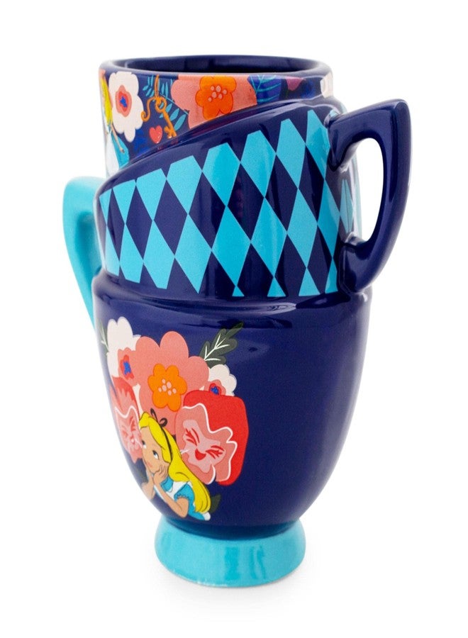 Silver Buffalo Disney Alice in Wonderland 20 Ounce Sculpted Mug - Image 2