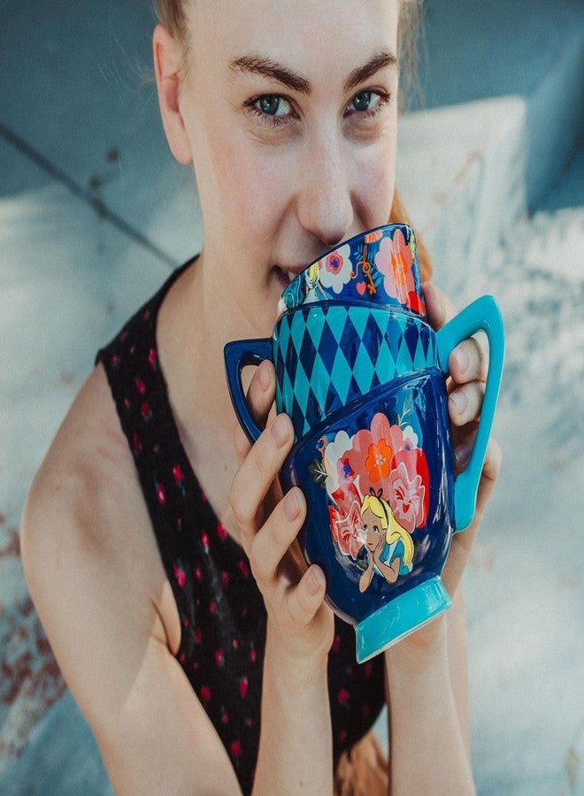 Silver Buffalo Disney Alice in Wonderland 20 Ounce Sculpted Mug - Image 4